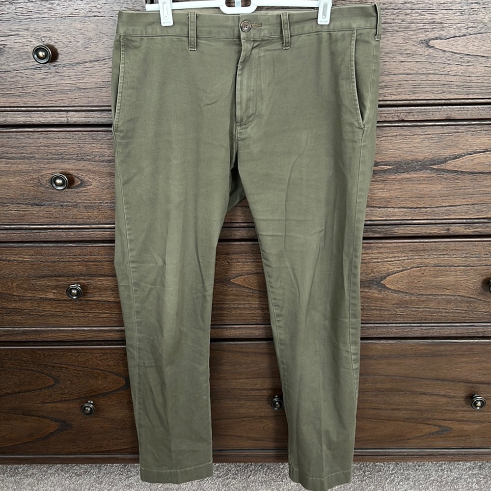 J.Crew Flex Driggs khakis.